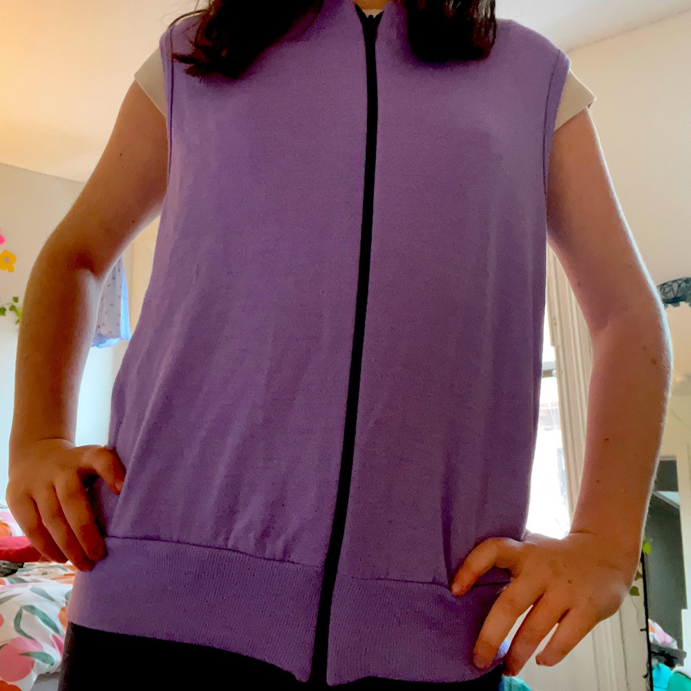 Vintage Julie Gurl Purple Vest